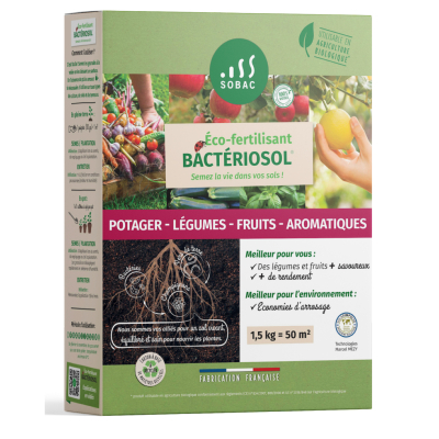 Eco-fertilisant Bactériosol Potager 1,5 kg