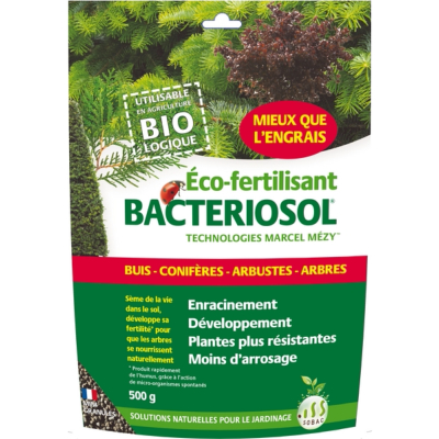 Eco-fertilisant Bactériosol Buis - Conifères - Arbustes 
