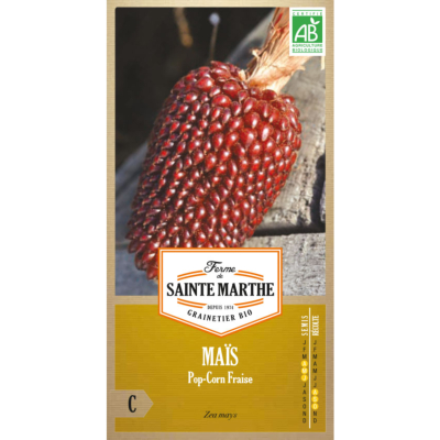 Maïs Fraise pop corn bio