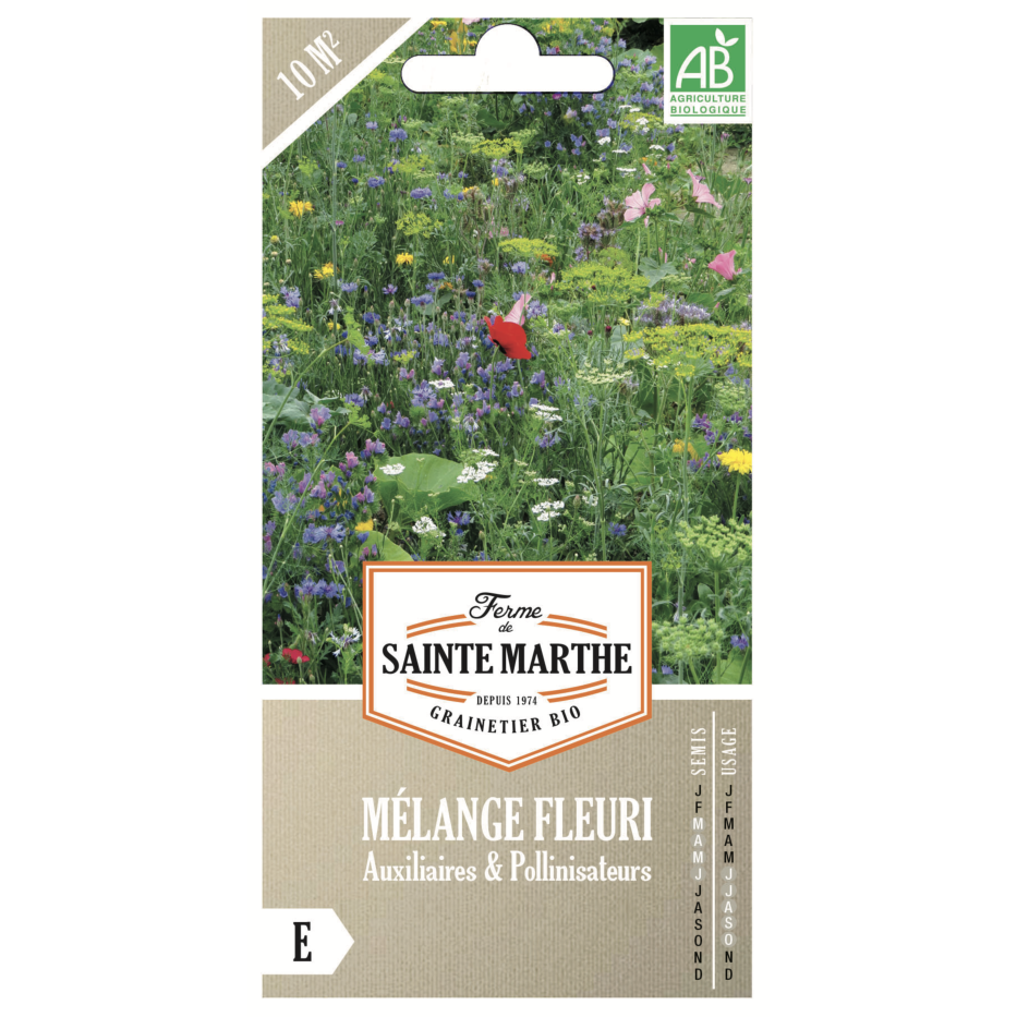 Mélange Fleuri - Auxiliaires et Pollinisateurs bio