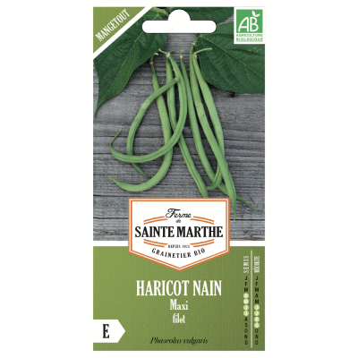 Haricot Nain Maxi Filet Mangetout Bio