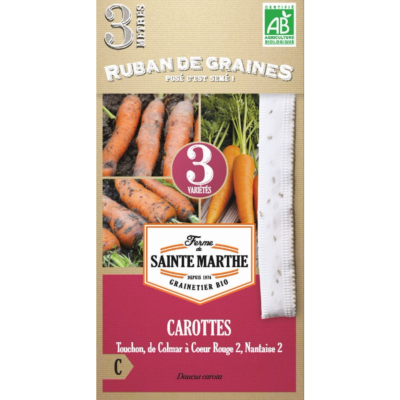 Ruban de carottes en mélange Présemé bio