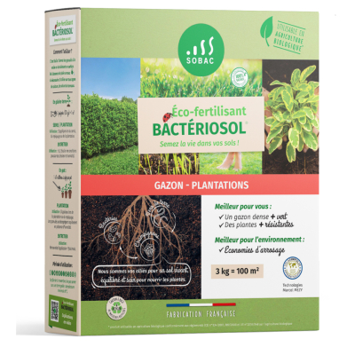 Eco-fertilisant Bactériosol Semis Gazon 3 kg